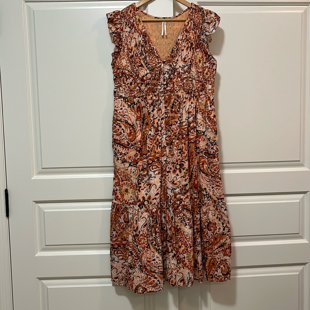 Anthropologie The Peregrine Midi Dress